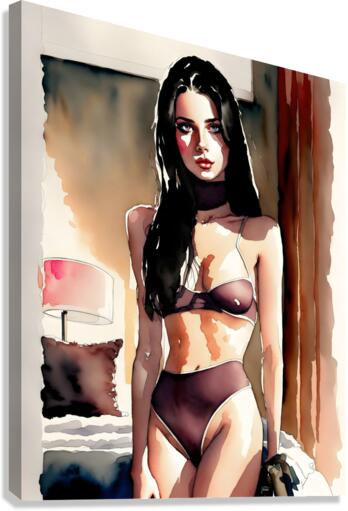 Aquarelle Fozzi 014 Canvas Print