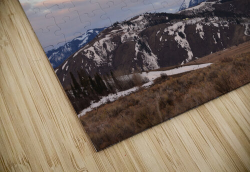 Cloudy Sunrise Near Mountain Range PieLar Inspirations  puzzle