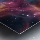 Glowing nebula of vibrant gas and celestial dust  Metal print