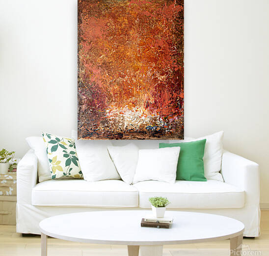 Faith in Love Gift  for your love hand painted abstract painting original print by KISHAN HOLKAR ART