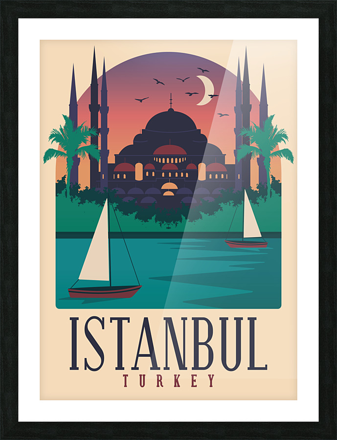 Istanbul Picture Frame print