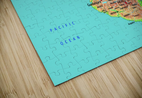 Mexico Map SamKal puzzle