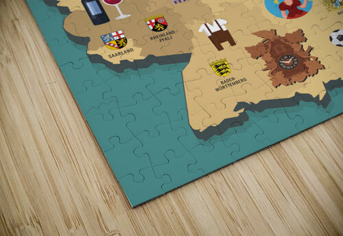 Germany Map SamKal puzzle
