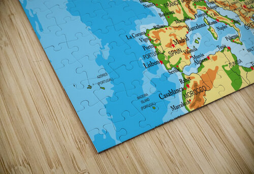 Europe Map SamKal puzzle