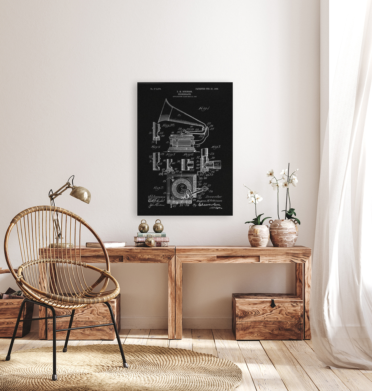 Phonograph Patent Reproduction