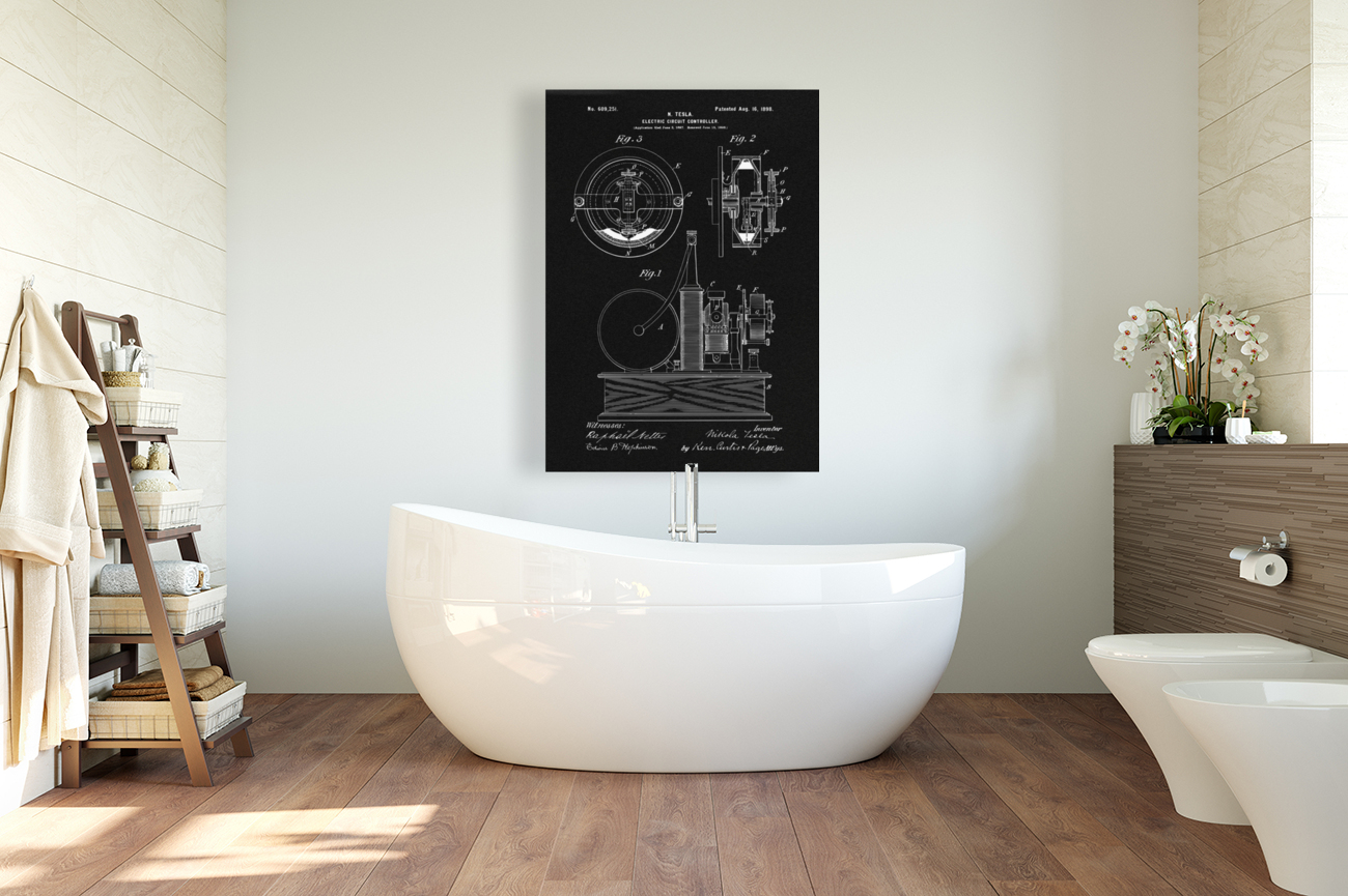 Nikola Tesla Patent Reproduction