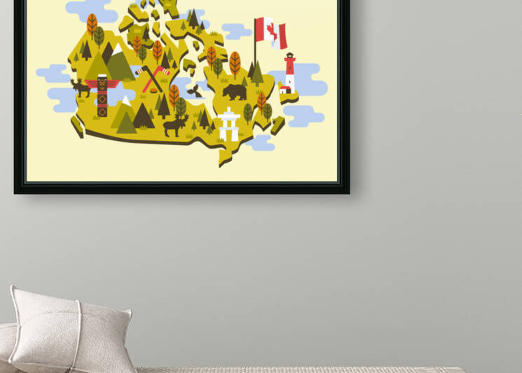 Canada Map Reproduction
