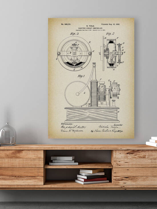 Nikola Tesla Patent by SamKal