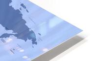 World Map HD Metal print
