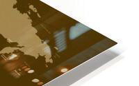 World Map HD Metal print