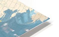 World Map Vintage HD Metal print