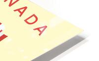 Canada Map HD Metal print