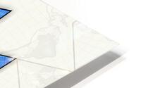 Dymaxion World map HD Metal print