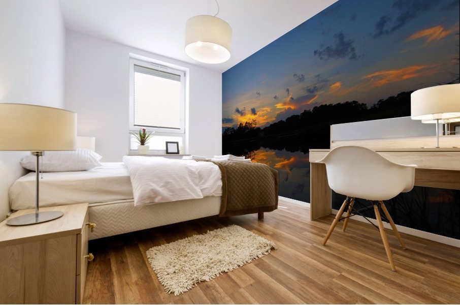 Calm Settings Mural print