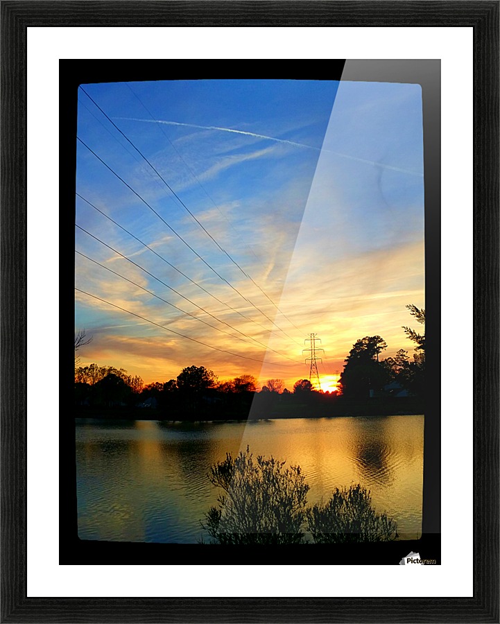 Magical Sunset Picture Frame print