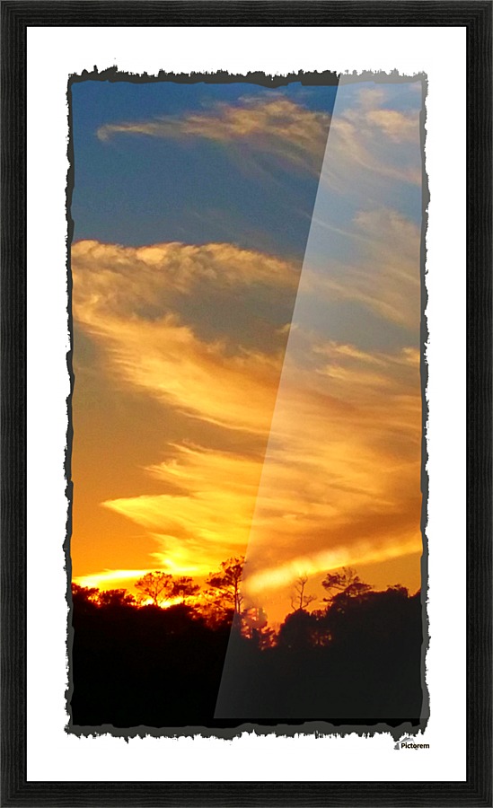 Wind Fire Picture Frame print