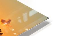 Golden Sky Reflection HD Metal print