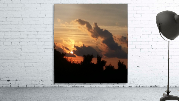 Peaking Through the Clouds.. Wall Preview