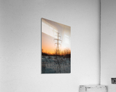 Structure dacier - Pylone electrique  Acrylic Print