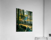 Piste cyclable parc Acrylic Print