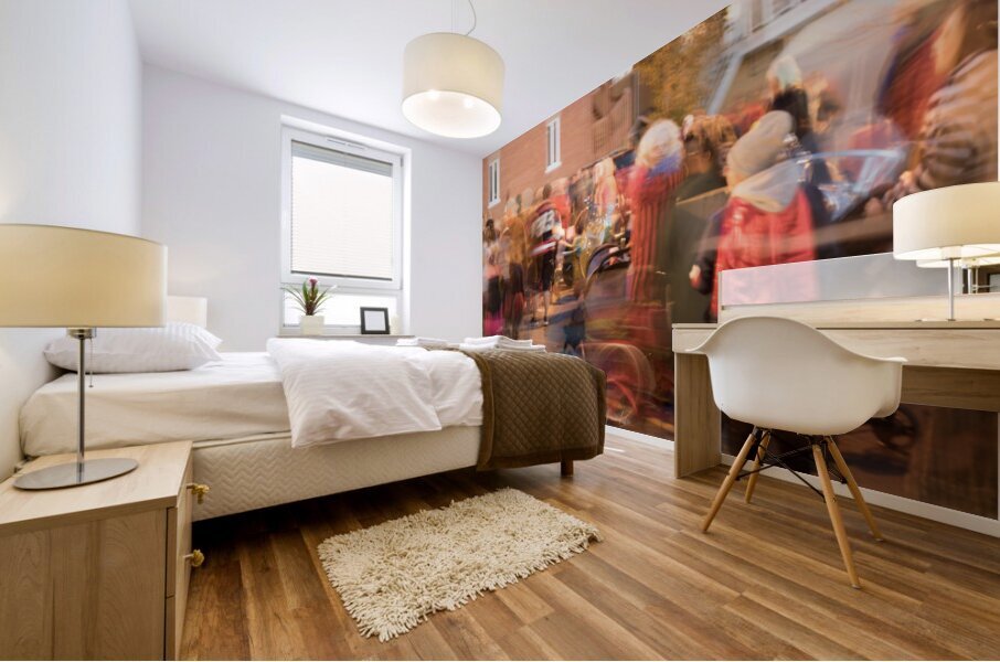 ghost town Mural print