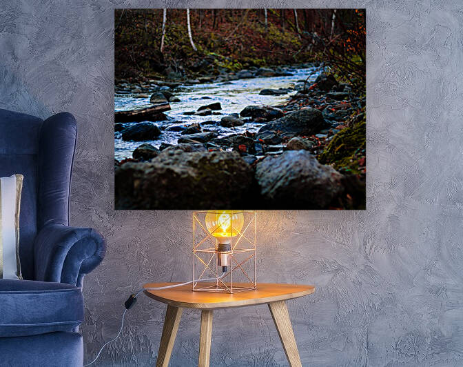 Along a rocky river - 2 by Boomyourlife