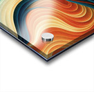 A stunning abstract image with swirling organic shapes and vibrant colors Acrylic print