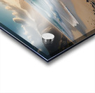 Serene Beach with Soft Waves amazing serene landscape Acrylic print