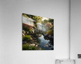 Tranquil Japanese Garden with Koi Pond amazing serene landscape Acrylic Print
