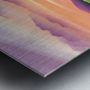 a stunning wall art painting depicting a serene l Metal print