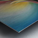 A stunning abstract image with swirling vibrant colors and dynamic movement Metal print