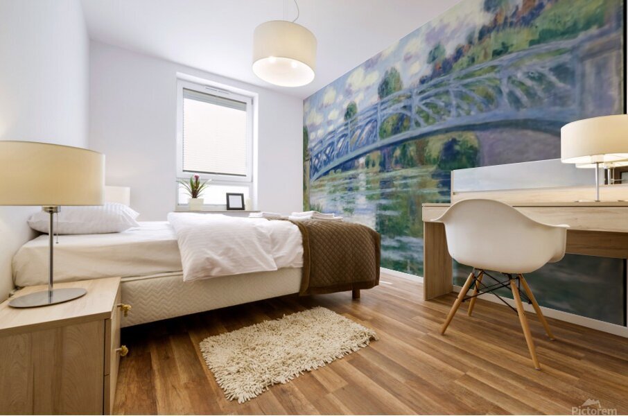 Glimmering Waterscape Mural print