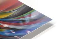 A stunning abstract image with swirling vibrant colors and dynamic movement HD Metal print