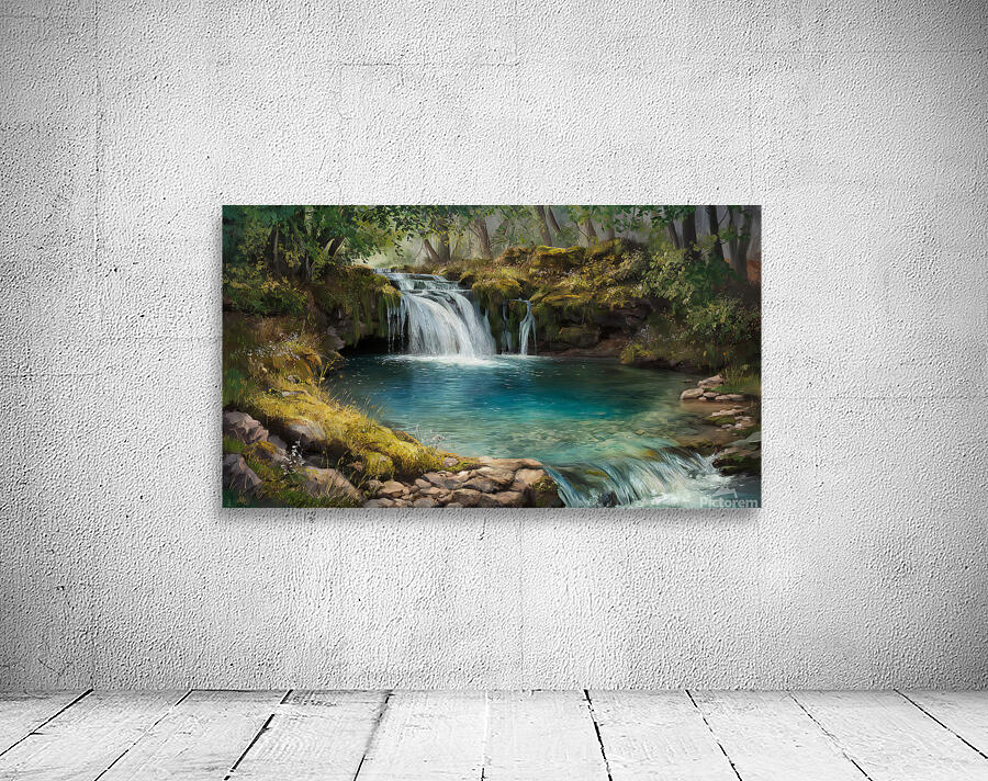 Hidden Waterfall Wall Preview