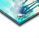 watercolor palm trees Acrylic print