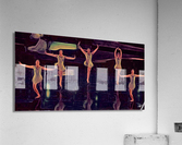 Brown Ballet amber Impression acrylique