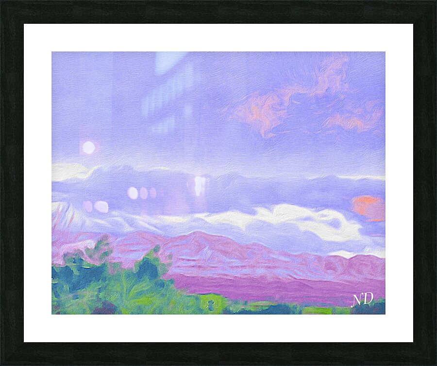 sky mtn2 Picture Frame print
