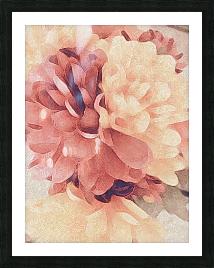 blooming flower Picture Frame print