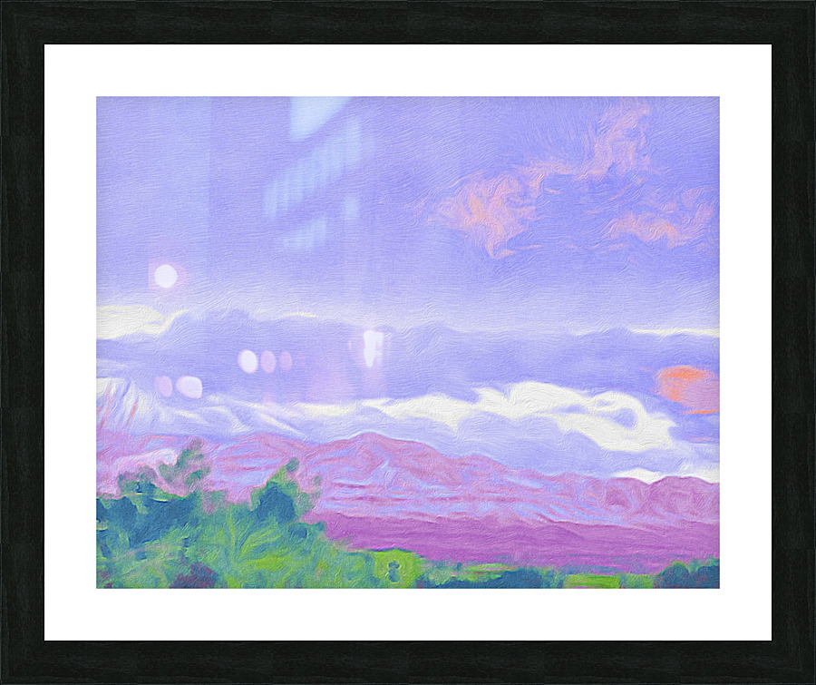 Sky Mountain Picture Frame print