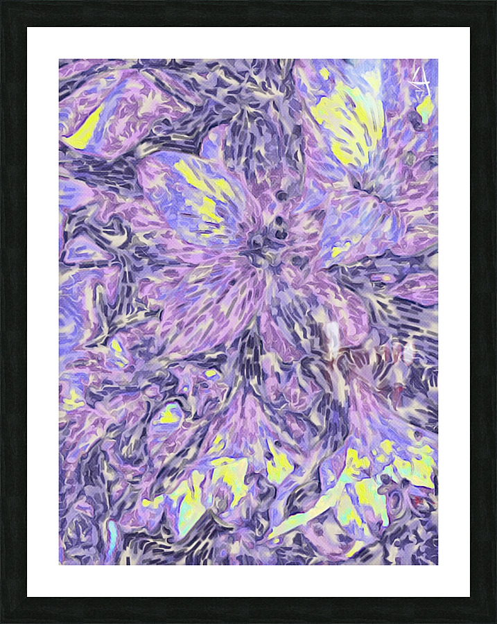 violet Picture Frame print