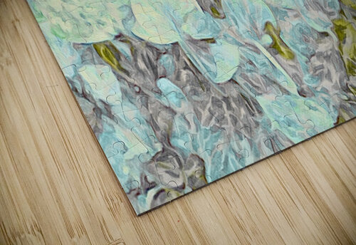 lime floral NDZ Designs puzzle