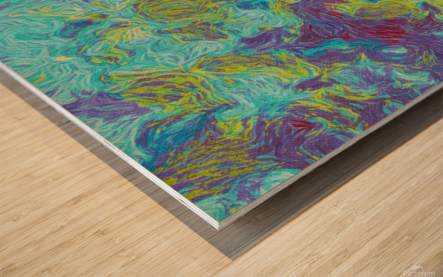 enchanted garden Wood print