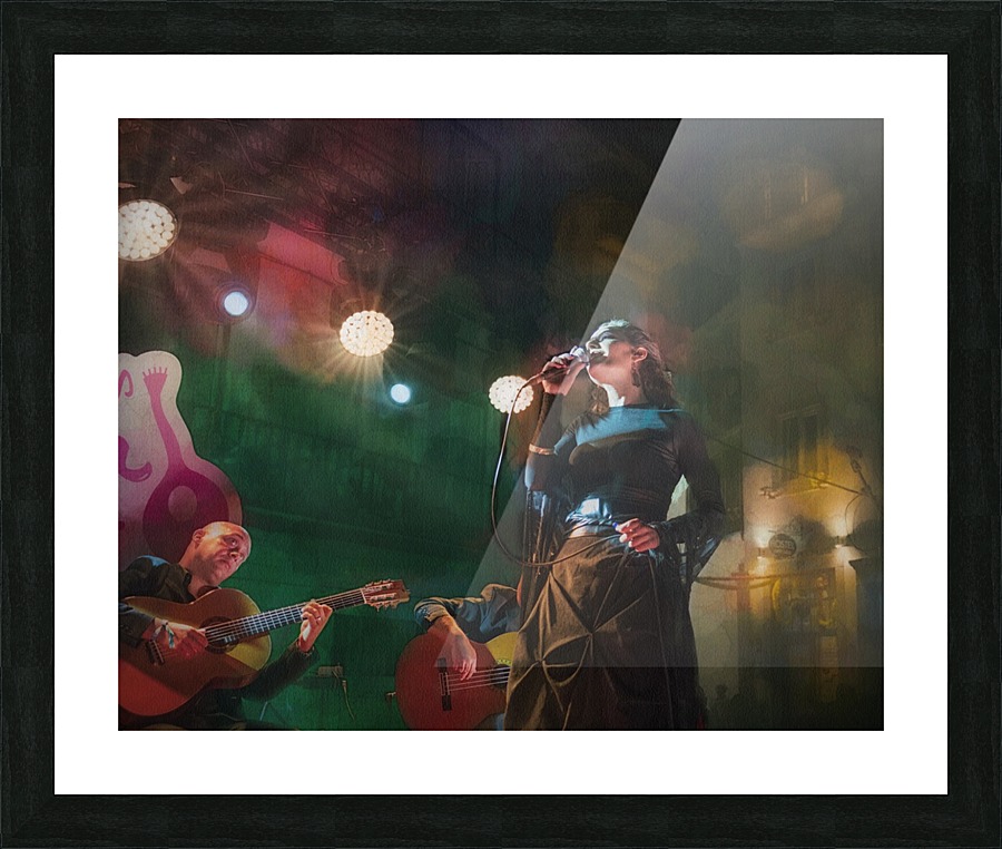 Fado Singer1 Picture Frame print