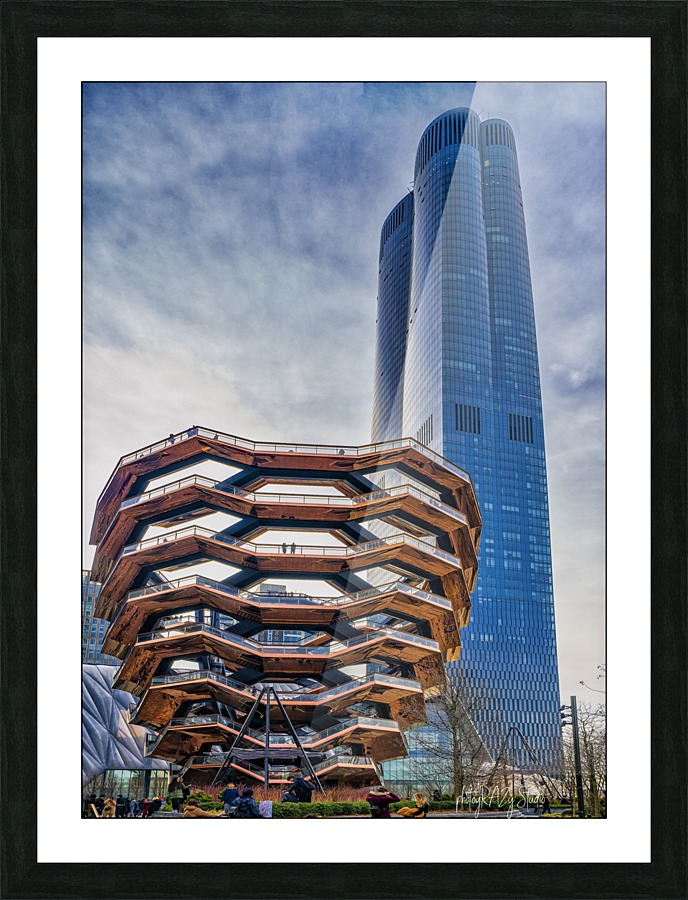 The Vessel NYC Picture Frame print