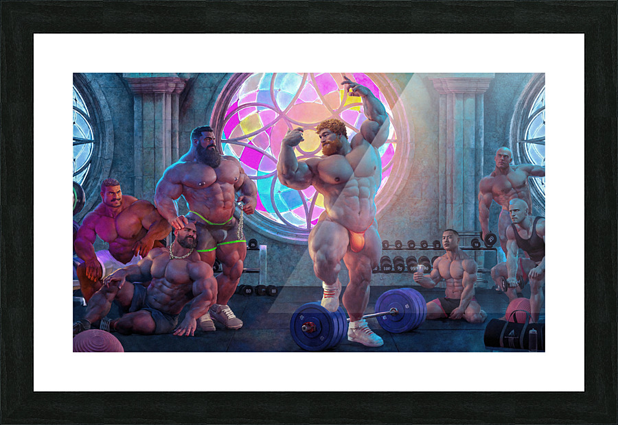 The Creation of Bruin Picture Frame print