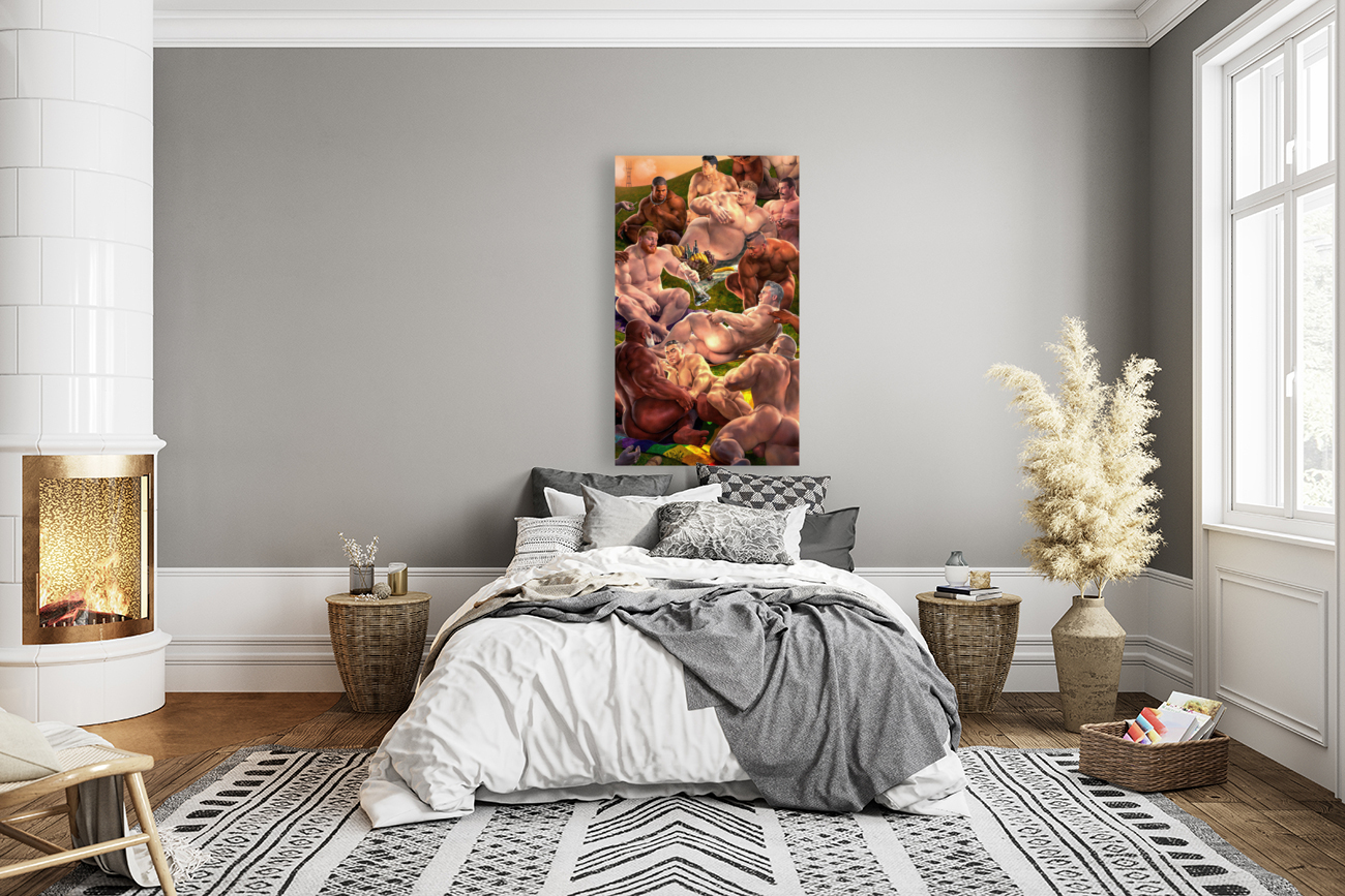 A Bacchanal at Dolores Park Reproduction