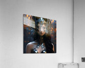 Flames of Grace: Lady of Fire Acrylic Print