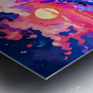 Sunlit Inferno: Majesty Above the Molten Realm Metal print