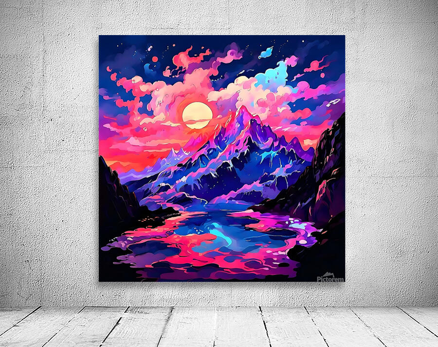 Sunlit Inferno: Majesty Above the Molten Realm Wall Preview