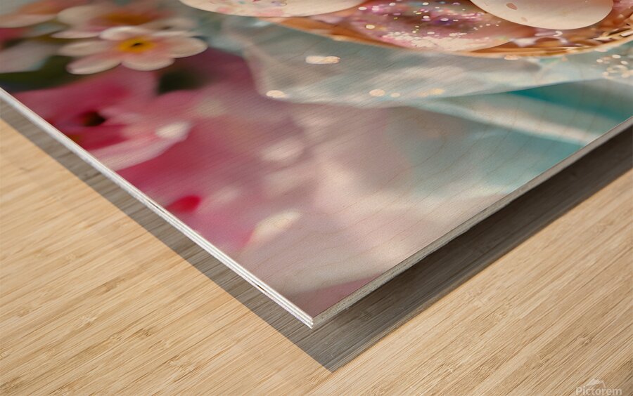 Joyful Reunion: Spring Festival Artistry Wood print